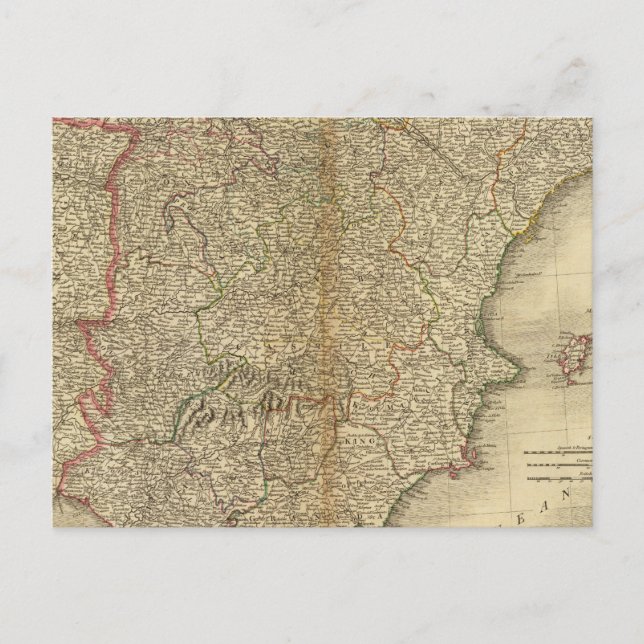 Spain, Portugal 9 Postcard (Front)