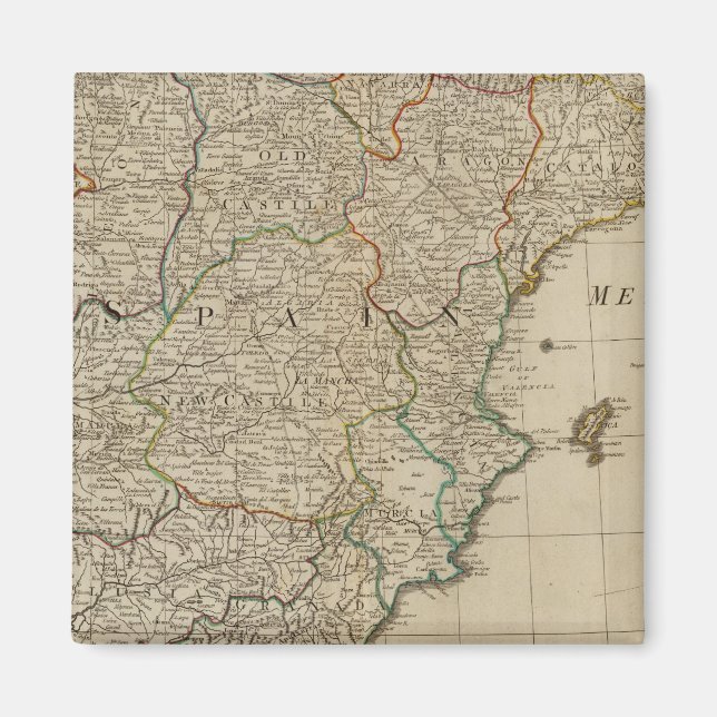 Spain, Portugal Magnet (Front)