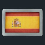 Spain Pride Belt Buckle<br><div class="desc">The beautiful artistic flag of Spain</div>