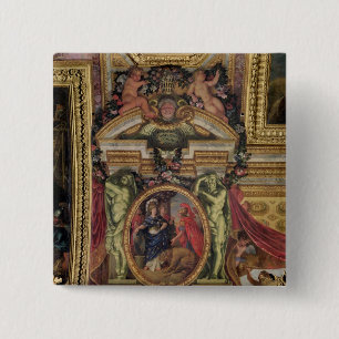 Spain Recognising the Pre-Eminence of France 15 Cm Square Badge
