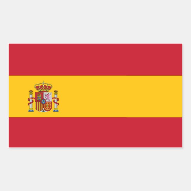 SPAIN RECTANGULAR STICKER (Front)