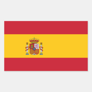 Spain Rectangular Sticker