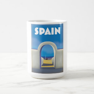 Spain Retro Vacation art Coffee Mug