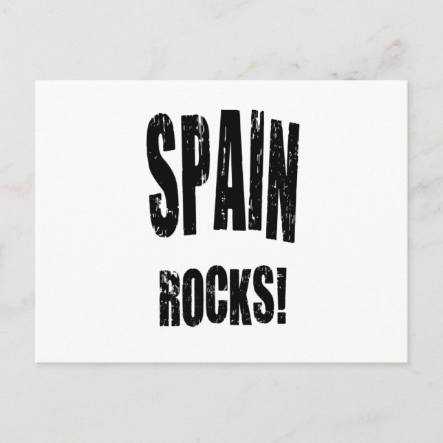 Spain Rocks! Postcard (Front)