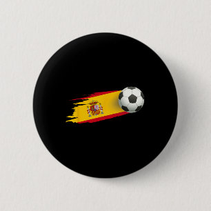 Spain Soccer Byll Spain Flag Jersey - Spanish Foot 6 Cm Round Badge