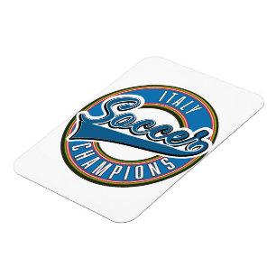 Spain soccer champions logo. magnet