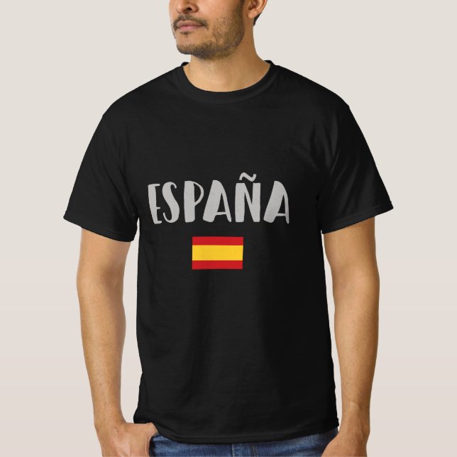 Spain Soccer Football Fan Shirt Flag (Front)