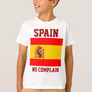 spain soccer kids t-shirts