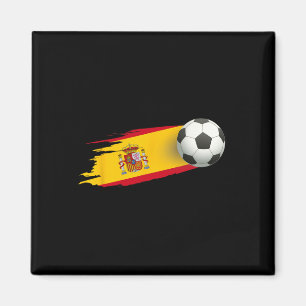 Spain Soccer Ll Spain Flag Jersey - Spanish Footll Magnet