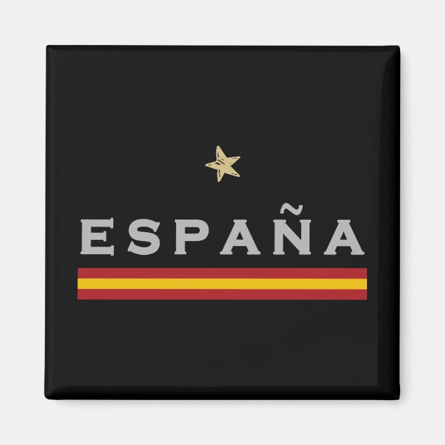  Spain Soccer Shirt Football Fan Spanish Flag Magnet (Front)