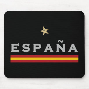 Spain Soccer Shirt Football Fan Spanish Flag Mouse Pad