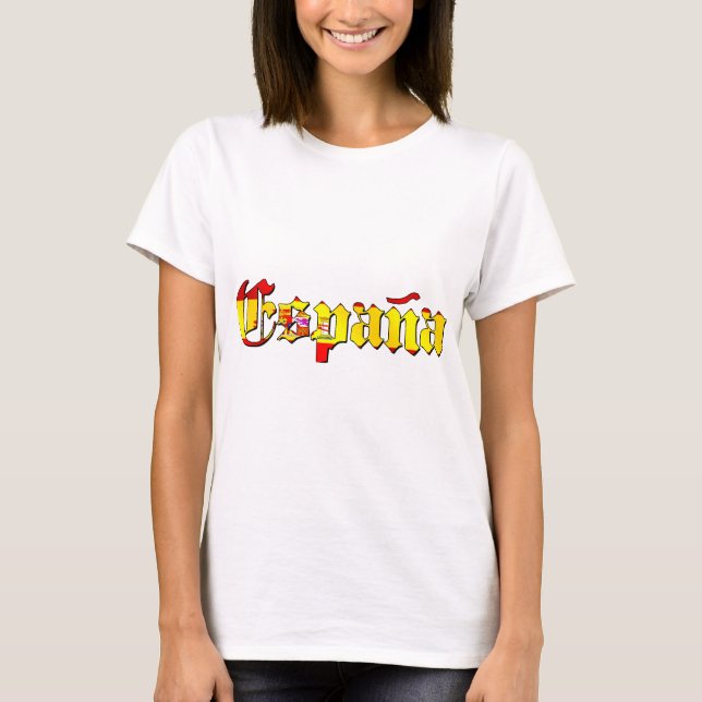 Spain Soccer T-Shirt (Front)
