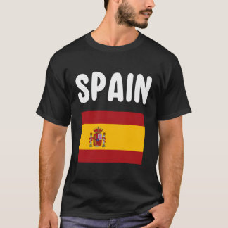 Spain Souvenir Spanish Flag Vacation Espana T-Shirt