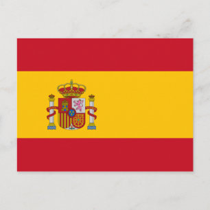Spain (Spanish) Flag Postcard