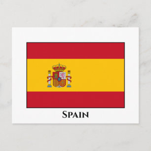 Spain (Spanish) Flag Postcard