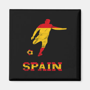 Spain Spanish Soccer Player Spain Flag Espana Span Magnet