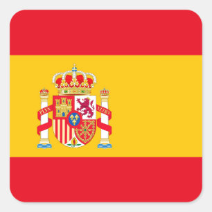 Spain Square Sticker
