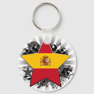 Spain Star Key Ring