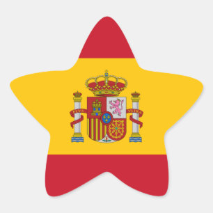 spain star sticker