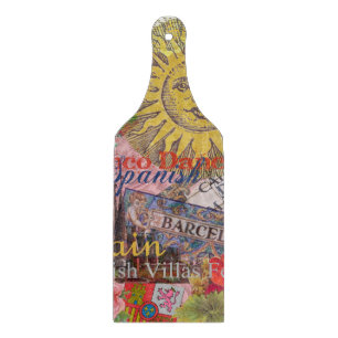 Spain Sunshine Spanish Travel Art Cutting Board