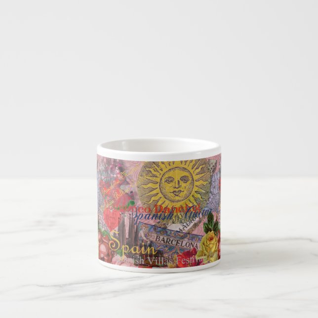 Spain Sunshine Spanish Travel Art Espresso Cup (Front)