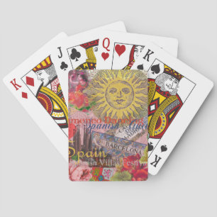 Spain Sunshine Spanish Travel Art Playing Cards