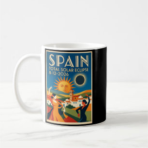 Spain Total Solar Eclipse 2026 August 12 Funny Coffee Mug