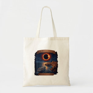 Spain Total Solar Eclipse 2026 Cruise Matching Tote Bag
