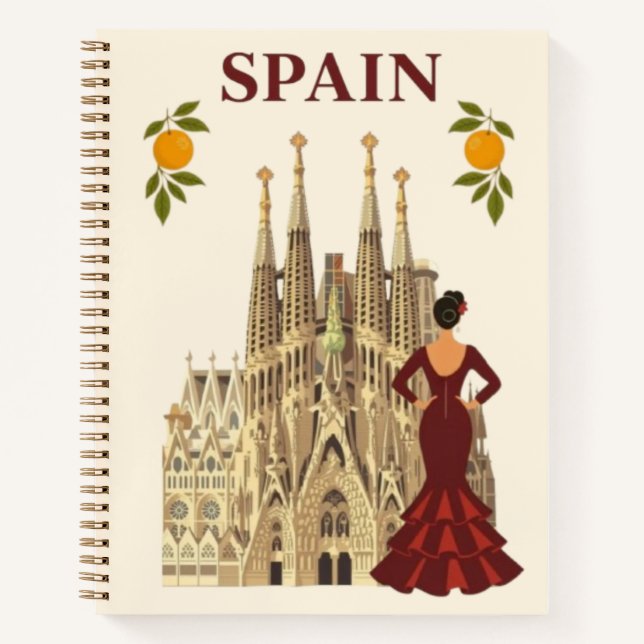 Spain Travel Notebook (Front)