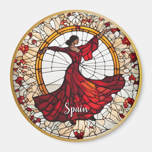 Spain Vacation Souvenir  Magnet (Front)