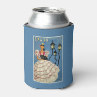 Spain Vintage Travel custom can cooler