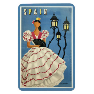 SPAIN Vintage Travel magnet