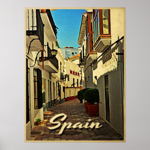 Spain Vintage Travel Poster