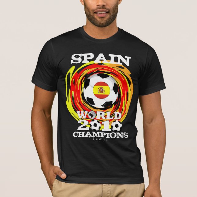 Spain World Cup 2010 Champions T-Shirt 6 (Front)