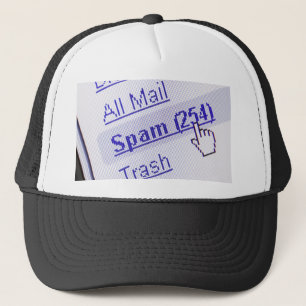 Spam in mailbox trucker hat
