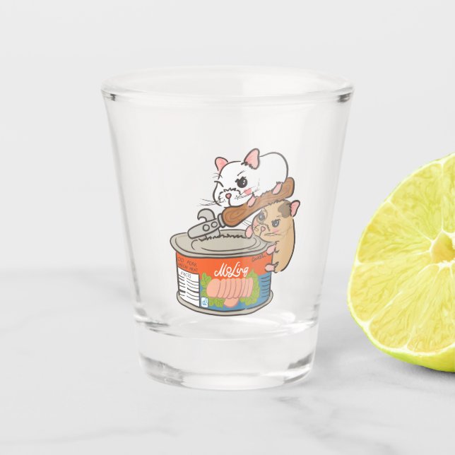 Spam Shot Glass (Front)
