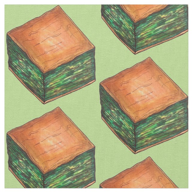 Spanakopita Greek Food Spinach Pie Savory Pastry Fabric (Close Up)