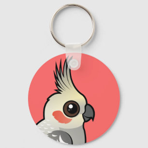Spangled Cockatiel Key Ring