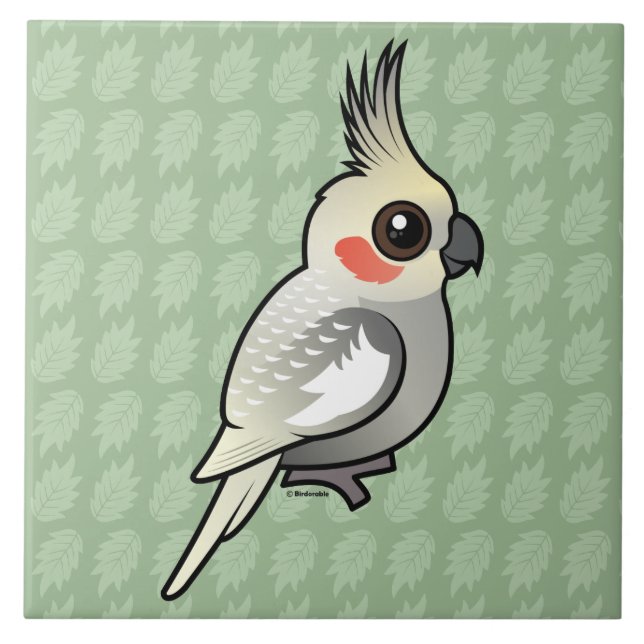 Spangled Cockatiel Tile (Front)