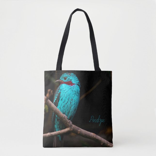 Spangled cotinga tote bag (Front)