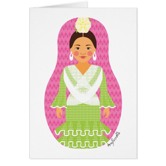 Spaniard Matryoshka Card (Front)
