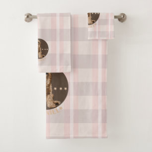 Spaniel   bath towel set