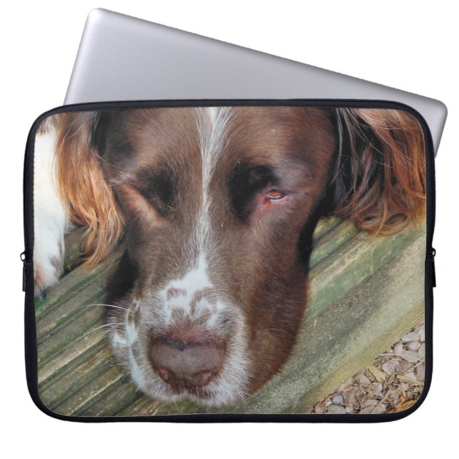 SPANIEL DOG LAPTOP SLEEVE (Front)