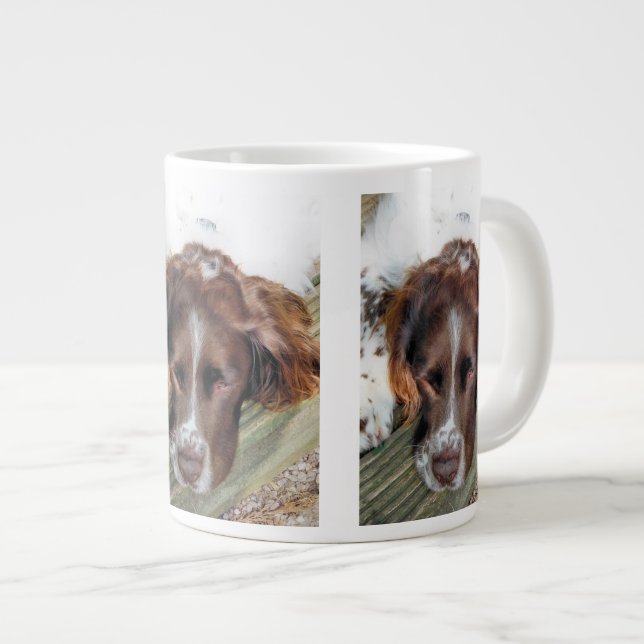 SPANIEL DOG LARGE COFFEE MUG (Front Right)