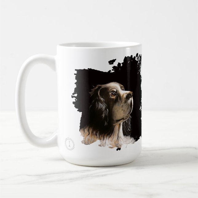 Spaniel dog love mug  (Left)