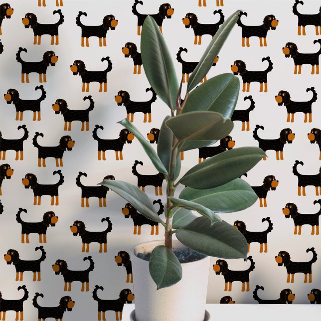 Spaniel Dog Pattern Wallpaper (King Charles Cavalier Spaniel dog wallpaper)
