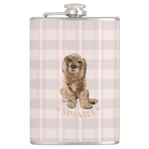 Spaniel Hip Flask