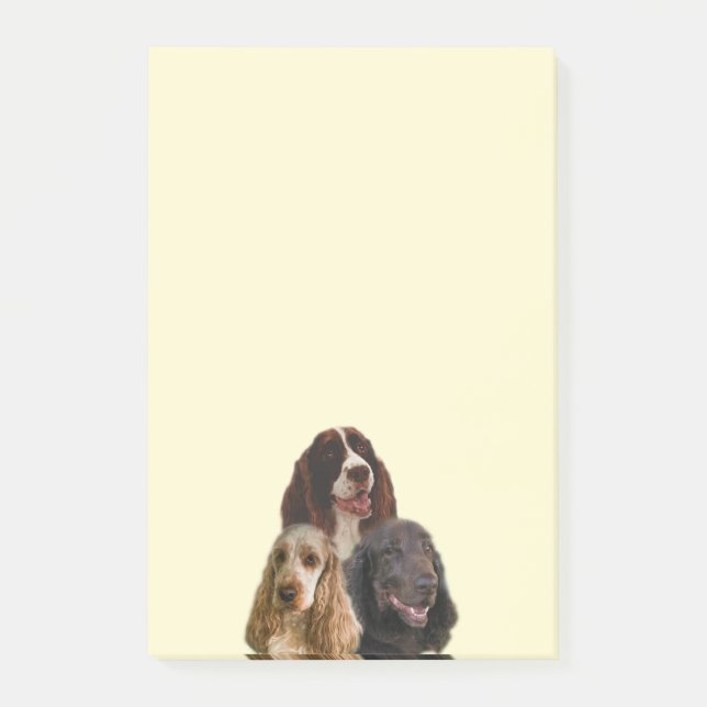 Spaniel Love - Post-It Notes (Front)