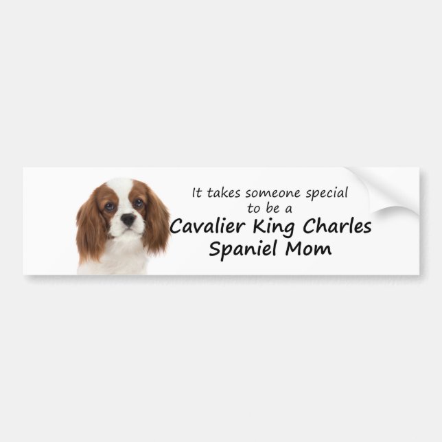 Spaniel Mum Bumper Sticker (Front)