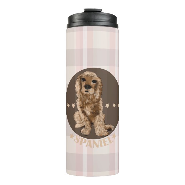 Spaniel    thermal tumbler (Front)